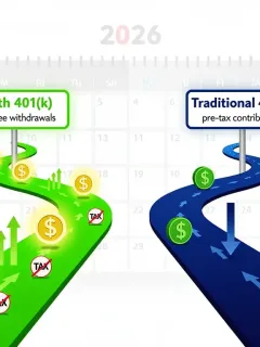 Comparing Roth vs Traditional 401(k) for 2026 decisions