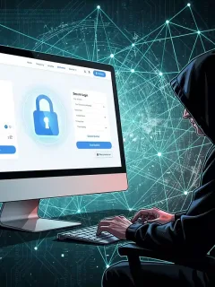 Secure online banking system with cyber threat