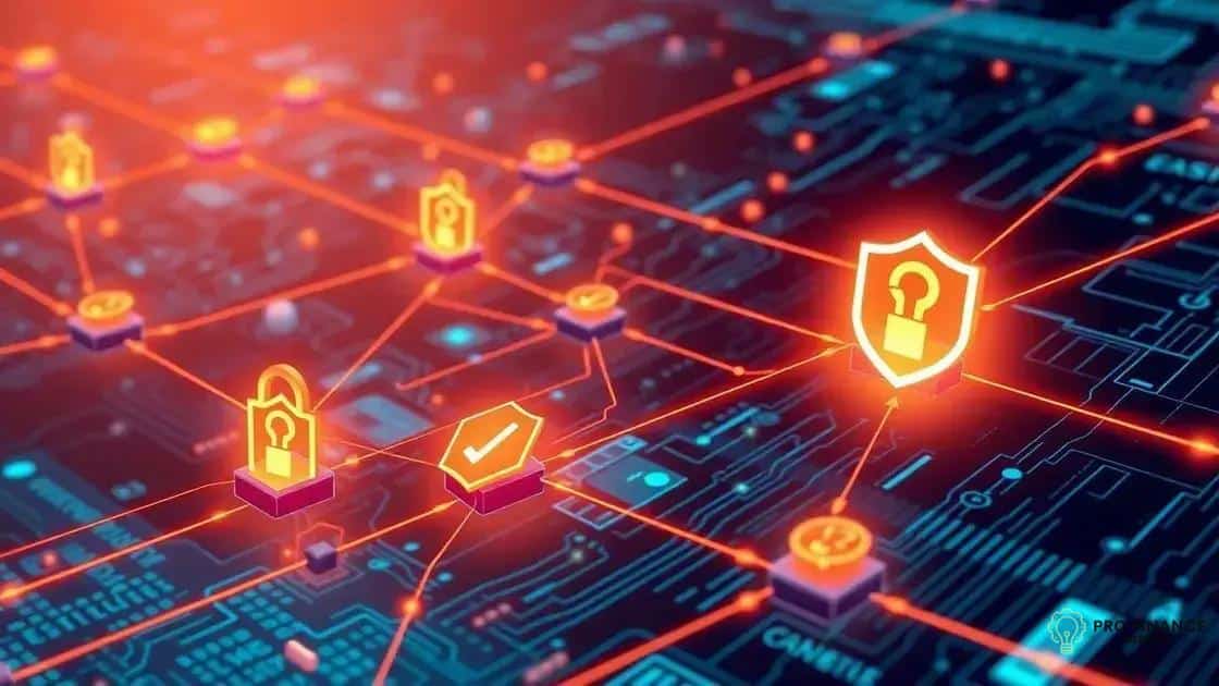 How blockchain secures transactions