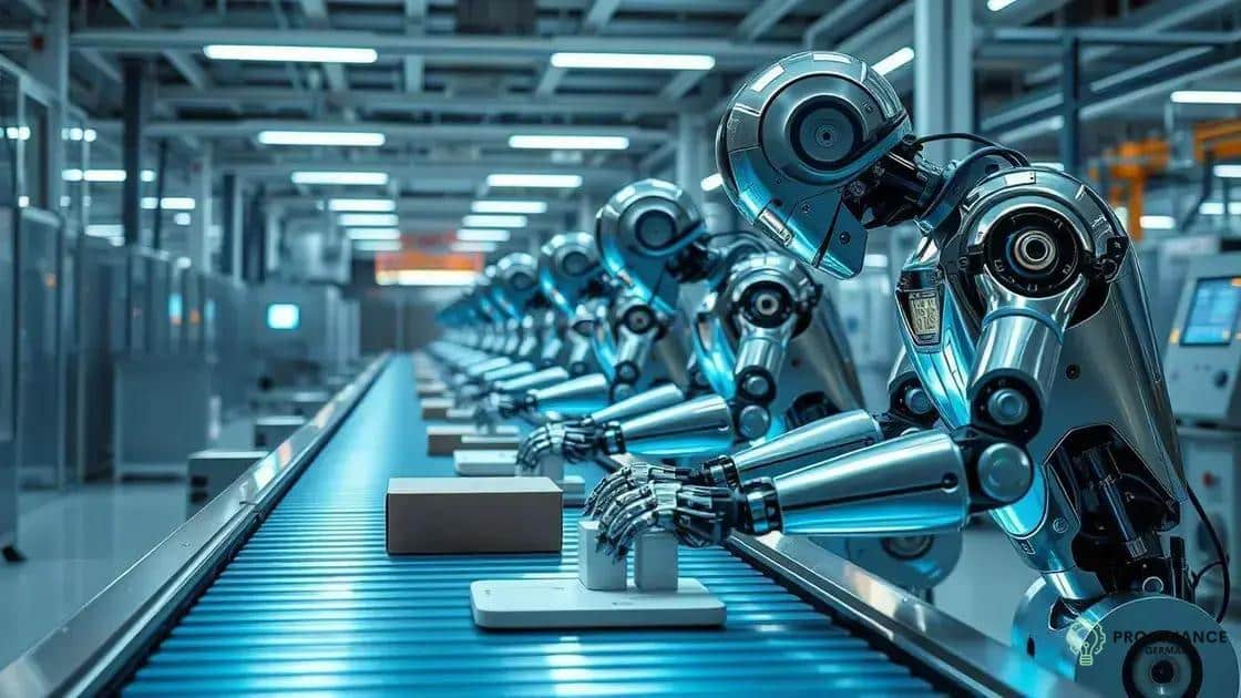 Benefits of robots in production lines