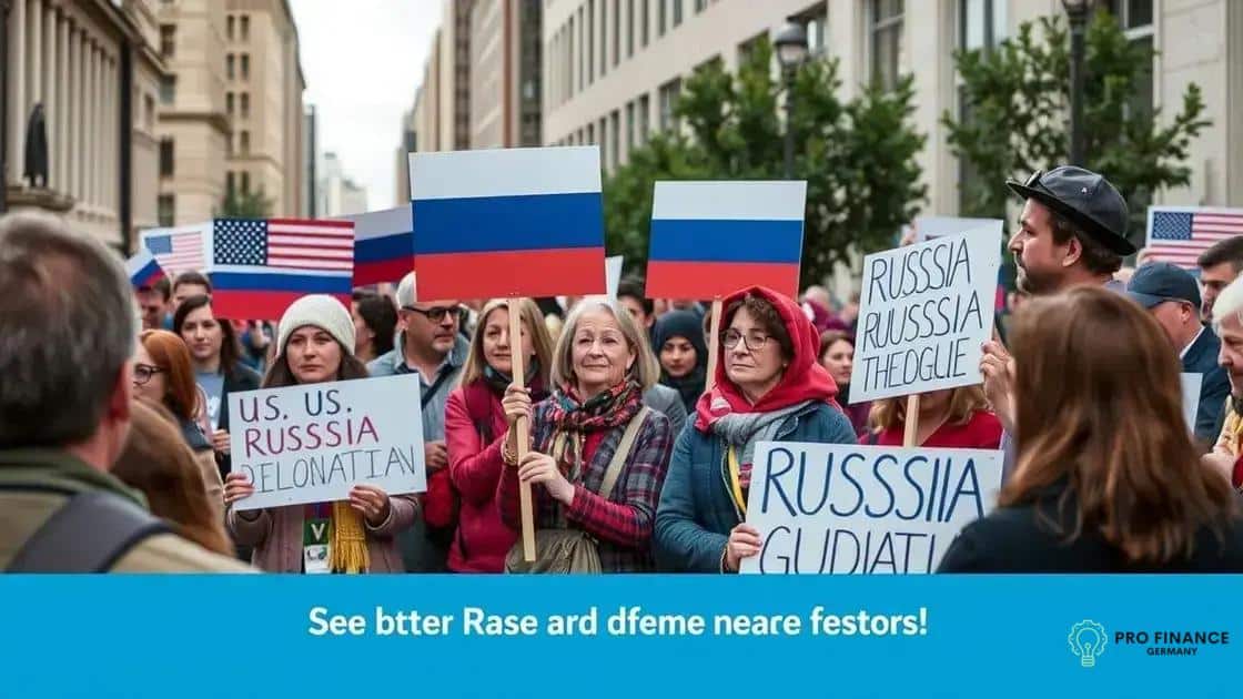 Public perception of US-Russia peace efforts